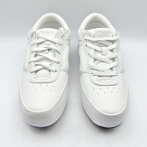 Propet Womens Walker Sneaker US 10 XW EU 41.5 White Leather NIB - Picture 7 of 13